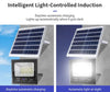 Proiector JORTAN LED 100W cu panou solar si telecomanda, IP66