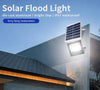 Proiector JORTAN LED 100W cu panou solar si telecomanda, IP66