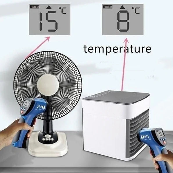 Mini racitor de aer portabil, 3 in 1, Racitor Aer, Umidificare, Purificare