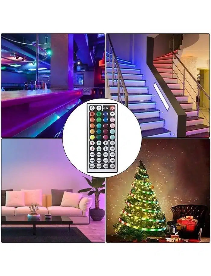 1+1 CADOU :  Banda LED RGB Multicolor cu Telecomanda 5M