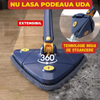 1+1 CADOU: Mop Clean Master Reglabil cu Rotire 360°