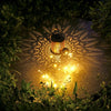 Lampa decorativa stropitoare cu incarcare solara