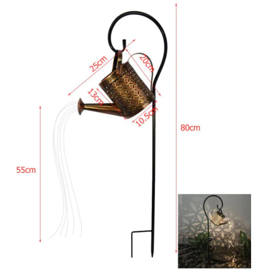 Lampa decorativa stropitoare cu incarcare solara